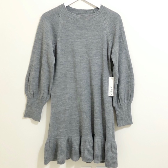 Eliza J Balloon Sleeve Sweater Dress - Picture 5 of 8